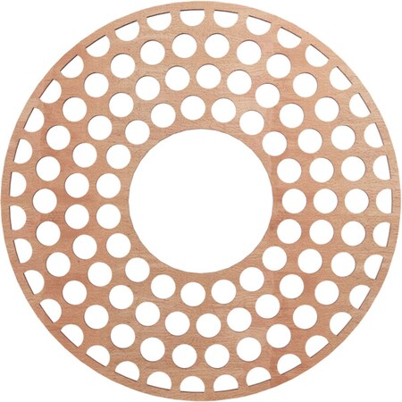 Ekena Millwork Fink Wood Fretwork Pierced Ceiling Medallion, Cherry, 18"OD x 6 1/2"ID x 3/8"T CMWP18X18X0375FFCH